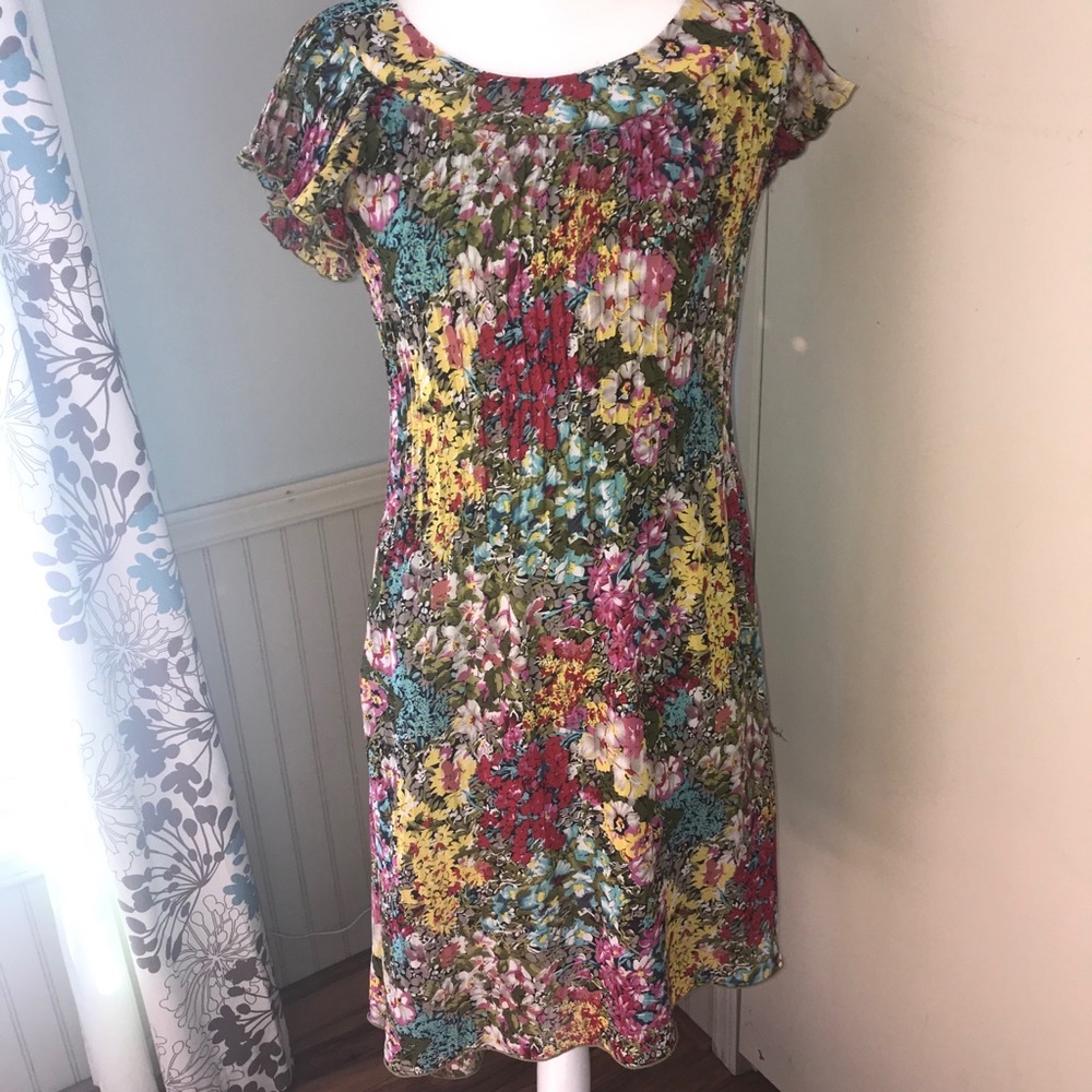 R&k colorful dress ladies size 6